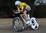 Frank Schleck pendant la troisi�me �tape du Crit�rium International 2011